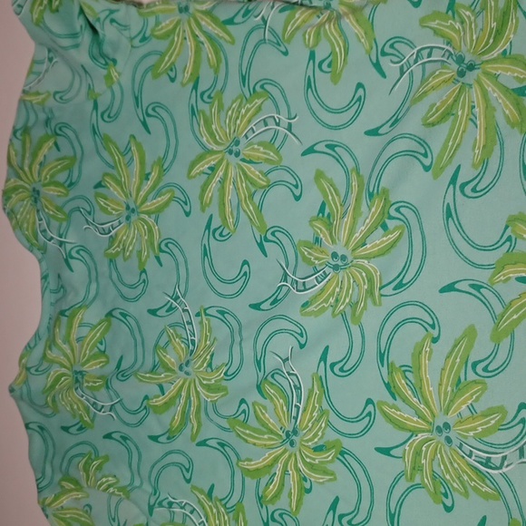 Palm Grove petite size PS palm trees all over front w/ sequin on front - Picture 8 of 8